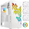 Boitier PC Moyen Tour Bitfenix Tracery ARGB Blanc