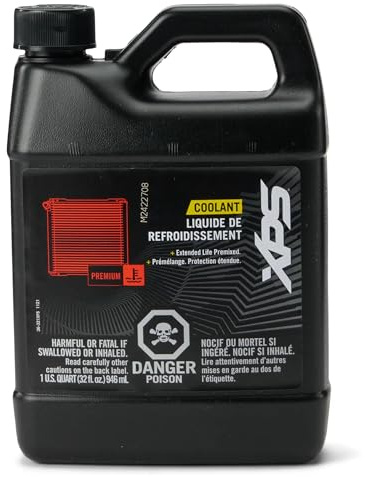 Can-Am OEM XPS Extended Life Pre-Mixed Coolant (Orange) - 1 Quart, 9779150