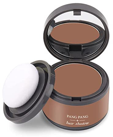 HIDRUO Youthcolor Hair Shading Powder, Hairline Powder Hair Root Dye, Waterproof Hair Shading Sponge Pen Hair Filler Powder for Cover Gray Hair Root (16#Milk Tea Multi)