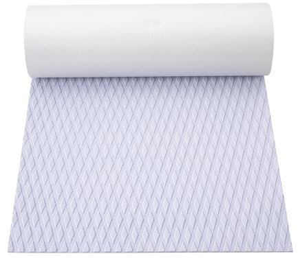 Esyogen Eva Boot Anti Rutsch Matte,Boot Anti-Rutsch-Teppich,Boot Decking Selbstklebende Matte für Bootsbeläge/Fischboote/Kajakbeläge, Grau,230 * 55cm