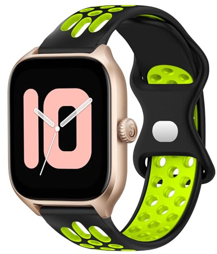 Th-some Armband für Amazfit GTS 4 Smartwatch–Ersatzarmband Kompatibel mit Amazfit GTS Silikon Armbander, 20mm Uhrenarmband Sportarmband für Amazfit GTS 2/GTS 2 Mini/GTS 2e/GTS 3/Amazfit Bip