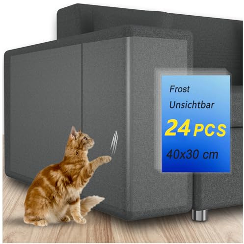 Kratzschutz Sofa Katze 24 StüCk 30cm*40cm, Katzen Sofa Couch Kratzschutz TüR Wand Hund