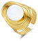 Joo&Rind Ringe Gold Damen Edelstahl Ring Gold Wasserfest 18K Vergoldete Ringe Frauen Hypoallergen Offener Ring Verstellbar Schmuck für Geschenke