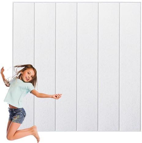 HAILMGAY Pierre De Parement Interieur, Revetement Mural Adhesif, Parement Mural Exterieur, Panneaux Muraux 3D 70X70 cm, Convient Au Salon Cuisine Panneau Mural Decoratif,D,40Pcs