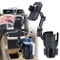 HoneTeek Becherhalter für Auto, Getränkehalter Expander mit Telefonhalterung, verstellbarer Basis, 360° drehbar, SUV, LKW, Becherhalterhalterung für 453.6-1,134.0 g Tasse, Autozubehör