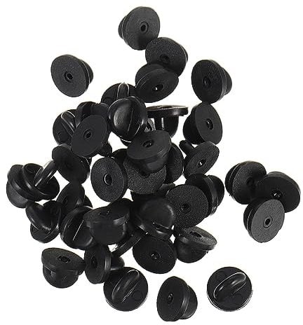 PLAFOPE 200 Stück Einfache Anstecknadeln Gummi-anstecknadeln Anziehen Uniform Abzeichen Ersatz