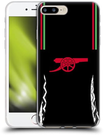 Head Case Designs Officially Licensed Arsenal FC Away 2024/25 Kit Gel Case [Military Grade Protection] Compatible With Apple iPhone 7 Plus/iPhone 8 Plus