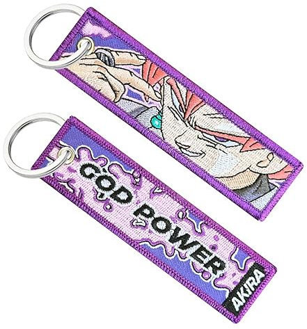 Genérico Porte-clés Anime Goku Black, porte-clés moto, voiture, sac à dos, clés, porte-clés pour motards, porte-clés original en tissu Manga, orange, 12 x 3