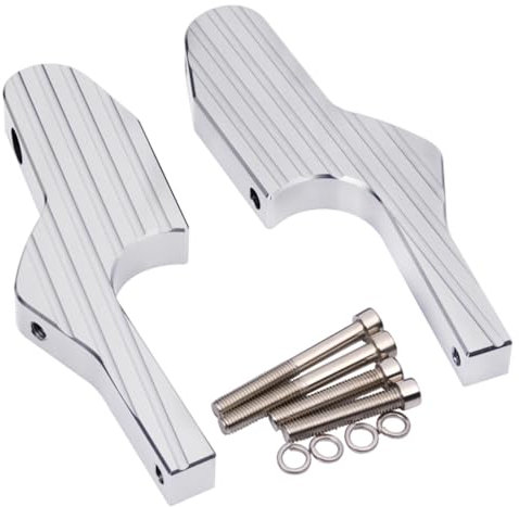 MOQIAOSEIKO Fußrasten Verlängerung Fußrasten Kompatibel mit Vespa GT GTS GTV 60 125 150 200 250 300 300ie Beifahrerfußstütze