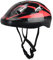 rockible Kinder-Fahrradhelm, Jungen- und Mädchenhelm, Leichter Kinderfahrrad-Sporthelm, Schwarz Rot
