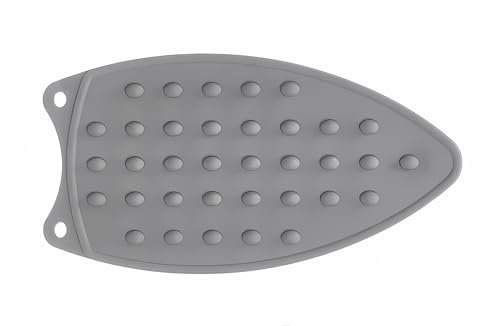 BÜGELEISENABLAGE 26,5x14cm Grau aus Silikon Bügeleisen Ablage Silikonablage hitzebeständig rutschfest 94