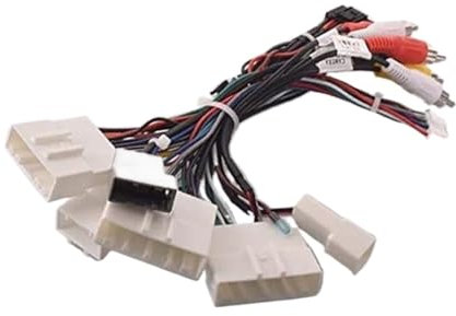 Wivplex Cavo adattatore for cablaggio stereo for autoradio Android 16 pin, for NISSAN, for Murano, for Qashqai, j10 j11 X trail Tiida cablaggio radio