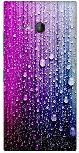 Coque en plastique rigide compatible avec Nokia Lumia 735,Design goutte