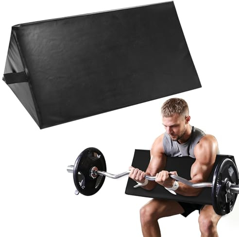 JZHLLA Preacher Pad Schaumstoff-Bizeps-Curl-Stütze, tragbare Preacher-Curl-Bank-Befestigung, Gewichtheben, Stützisolator für Bizeps, Trizeps und Arme