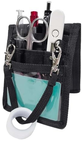 UIEXAY 1 Stück Krankenschwester Tasche für Arbeit,Pflege Tasche,Schwesterntasche mit Multifunktionalen Fächern,Krankenpflege Organizer, Organizer für den Schreibtisch,krankenschwester zubehör