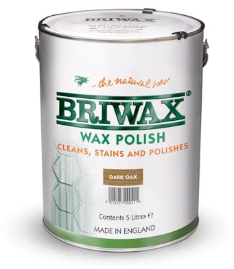 Briwax Wax Polish Dark Oak 5ltr