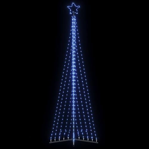LED Weihnachtsbaum 495 LEDs Blau, 300,5 cm, für Innen & Außen, Einfacher Aufbau, Perfekt für Weihnachtsdekorationen, künstlicher Tannenbaum