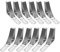 12 Pcs 1.5” Thick Outdoor Table Cloth Clips - Stainless Steel Tablecloth Holder by Brand, Fits Picnic & Dining Tables