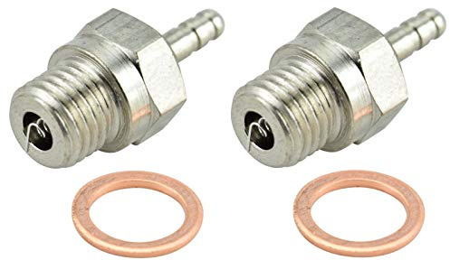 Apex RC Products Heavy Duty Medium Hot (OS #7 Equivalent) Nitro Glow Plug - 2 Pack #9701