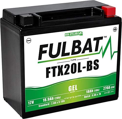 Batterie Fulbat YTX20HL-BS Gel 12V 18Ah (Wartungsfrei)