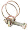 10 morsetti regolabili a doppio filo per tubo dell'acqua doppio filo morsetto per tubo dell'acqua Barb morsetto clip per tubo sanitario (29 mm (25-29)