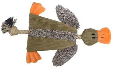 Good Boy Raggy Crinkle Duck Dog Toy (One Size) (May Vary)