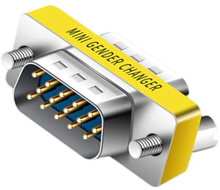 Aukson B89 SVGA Adapter Kabel 15-polig – Hochwertiger D-SUB Adapter für Monitor & TV, SVGA Stecker auf Buchse, 15pol SVGA Stecker auf 15pol SVGA Buchse