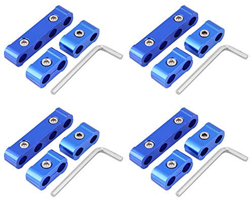 KIMISS Separador de cables para bujías, 12 piezas, kit de abrazaderas para mangueras de 8mm 9mm 10mm, organizador de cables trenzados, compatible con motores