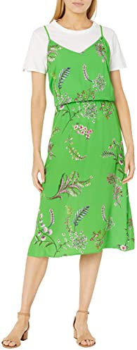 Desigual Vest_neida Vestito, Verde (Lime Green 4025), 50 (Taglia Produttore: 44) Donna