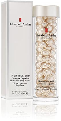 Elizabeth Arden, Hyaluronic Acid Ceramide Capsules, Soin Skincare Anti-Âge, Sérum pour le visage Hydratant et Repulpant, Repulpe, Lisse et Assouplit la peau