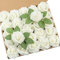 DuHouse Künstliche Rosen Blumen Fake Schaumstoff Rosen Köpfe mit Stiel Künstliche Blumen Rose für Hochzeit Home Party Baby Dusche Valentinstag Deko(25 Stück,Creme)