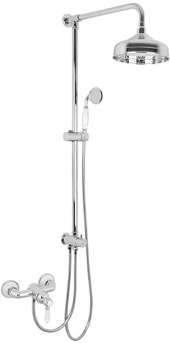 Welfenstein Aufputz-Set 2Q-LX Regendusche Nostalgie 20cm