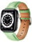 MUENShop Compatible with Apple Watch Strap Leather 38mm/40mm/41mm Light Green Wristband Replacement for iWatch