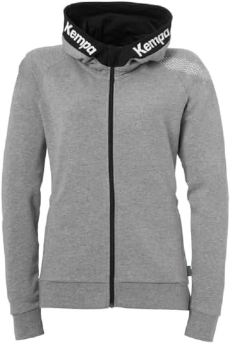 Kempa Core 26 Hood Jacket Women Damen Mädchen Kapuzen-Jacke Trainings-Jacke Sweatshirt Hoody Pullover mit Kapuze Handball Volleyball Indoor Gym Fitness, XS