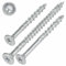 SCREW REBEL Holzschrauben 5,0 x 50 mm, 300 Stück, hell verzinkt - Universalschraube mit Doppelspiralgewinde, Spanplattenschraube mit TX25 Antrieb und ETA Zulassung