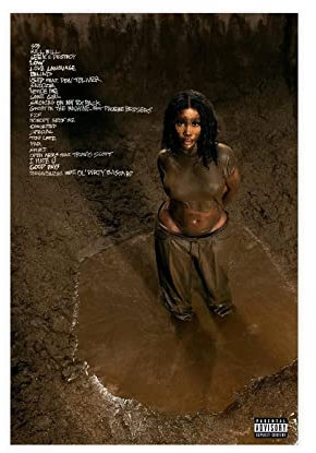 Azizat Sza Poster SOS Album Cover Poster 10 Leinwand Poster Schlafzimmer Dekor Sport Landschaft Büro Zimmer Dekor Geschenk 30 x 45 cm