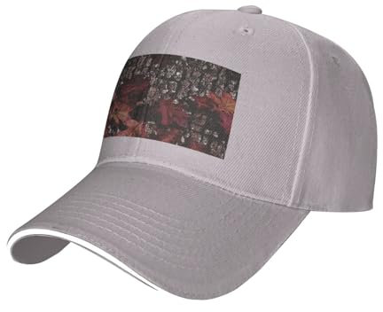 XLEWSIEU Outfitter Tuff Camo Print Classic Sandwich Baseball Cap - Unisex Casual Hat m, grau, Einheitsgröße
