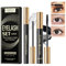 Mascara Liquid Lash Extensions Mascara, Wimpern, 2-in-1-Set, schlanke, dicke, lockige Wimpern, nicht leicht zu verschmieren, wasserfest, Styling-Wimpernpflege-Lösung, schwarze Wimperntusche für ältere