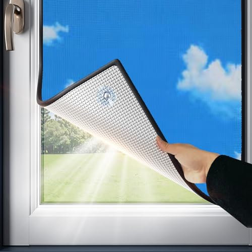 Verdunkelnde Fensterfolie Reflektierende Sonnenschutzfolie Blendschutz Sichtschutzfolie 7mm Doppelte Alu-Luftpolsterfolie Für Das Heimbüro Garage Balkon(30x80cm)