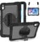 for Huawei Matepad 11.5 inch Case,Heavy Duty Full-Body Shockproof Protective Case w Rotating Stand, Hand/Shoulder Strap for Matepad 11.5,Black