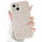 ZhuoFan Hülle für iPhone 14 6,1”, Aesthetic Leopard Muster Handyhülle Weiß Matte Schutzhülle Ultra Weich Silikon Dünn TPU Case Stoßfest Kratzfest Bumper Cover, 07