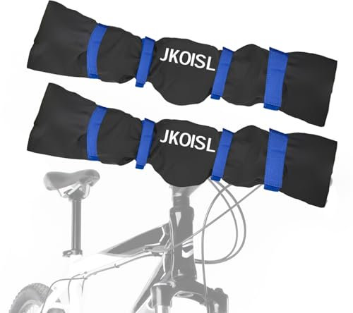 Lenkerschutzhülle Ebike Wasserdicht, JKOISL 2 Stück Lenkerschutzhülle Fahrrad Transportschutz Schutz vor Nässe Staub und Schmutz Regenschutz Fahrrad Lenkerschutz Schutzhülle Bike
