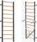 Lifeswell Espaliers muraux - Barre de Traction - Mur d'escalade d'intérieur - avec 10 échelons - Charge maximale : 150 kg - Mur de Gymnastique avec Barre de Traction - Équipement de Gymnastique