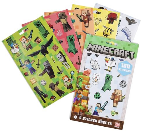 Aufkleber-Set Minecraft (24 x 2)