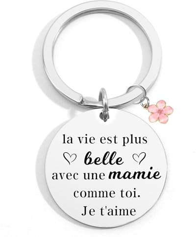 STARKET Cadeau Mamie Noel Idee Cadeau Grand Mere Porte Cle Mamie Idee Cadeaux Grand Mere Belle Mere Cadeaux Noel Pour Belle Fete Des 80 Ans Femme