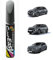 Treesiche Stylo de Retouche pour Peugeot, Kit Stylo Retouche Peinture Carrosserie et Stylo Vernis, Stylo pro Efface Rayures pour Peugeot Accesorios, Gris Selenium (ELD)
