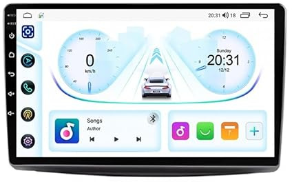 Android 16 2 DIN Autoradio 9 Pollici Touch Screen Stereo Auto Per Alfa Romeo MiTo 955 2008-2016 Supporta La Navigatore GPSControllo Del Volante/USB Con(HM609 8 Core 4G+Wifi 6+128GB)