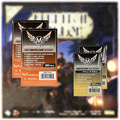 Unbekannt MayDay Standard Card Game Sleeves - Kartenschutzhüllen 7039 + 7044 Vorteilspack für Eldritch Horror