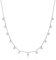 WANDA PLATA Plättchen Halskette für Junge Mädchen, Damen, Echt 925 Sterling Silber, Halsband Kette Kreise Coins Münzen Minimal Choker, Schmuck Präsentiert in Geschenkbox.