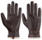 Acdyion Herren Winter Warme Outdoor Lässige Lederhandschuhe rutschfeste Touchscreen Texting Geeignet Wollfutter Weiche Winddicht Handschuhe aus Echtleder (Brown, XL)